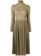 Philosophy Di Lorenzo Serafini Bicoloured Midi Dress - Metallic