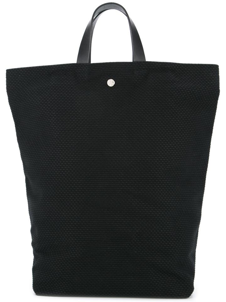 Cabas Tote Backpack - Black