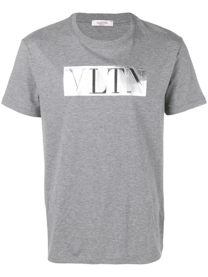 Valentino Embossed Vltn T-shirt - Grey
