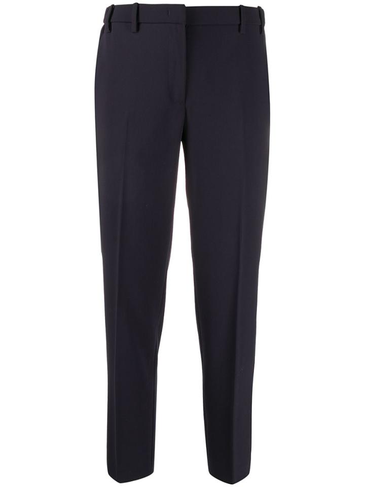 Nº21 Cropped Tailored Trousers - Blue