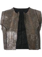 Simona Tagliaferri Cropped Gilet