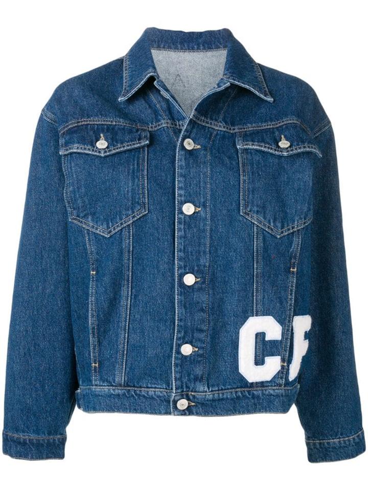 Chiara Ferragni Patch Denim Jacket - Blue