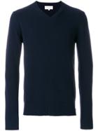 Officine Generale V-neck Jumper - Blue