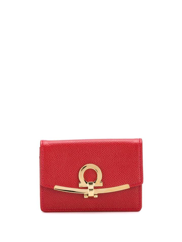 Salvatore Ferragamo Ferragamo Card Case - Red