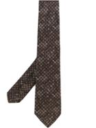 Kiton Printed Tie - Brown