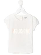 Moschino Kids - Logo Print T-shirt - Kids - Cotton/spandex/elastane - 36 Mth, Toddler Girl's, White