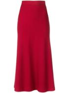 Alaïa Vintage Midi Skirt - Red