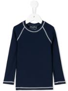Oscar De La Renta Kids Lycra Rash Guard Top - Blue