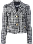 Boutique Moschino Scratchy Print Jacket - Black