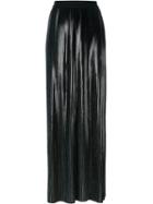 I'm Isola Marras Metallic Long Skirt, Women's, Size: Small, Black, Viscose/polyester