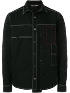Valentino Contrast Stitch Jacket - Black