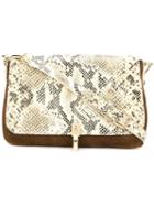 Elizabeth And James Snake Cross-body Bag, Women's, Nude/neutrals, Calf Leather/pig Leather