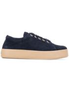 Max Mara Lace-up Sneakers - Blue