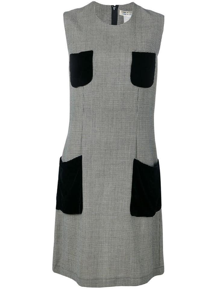 Comme Des Garçons Pre-owned Velvet Pocket Dress - Black