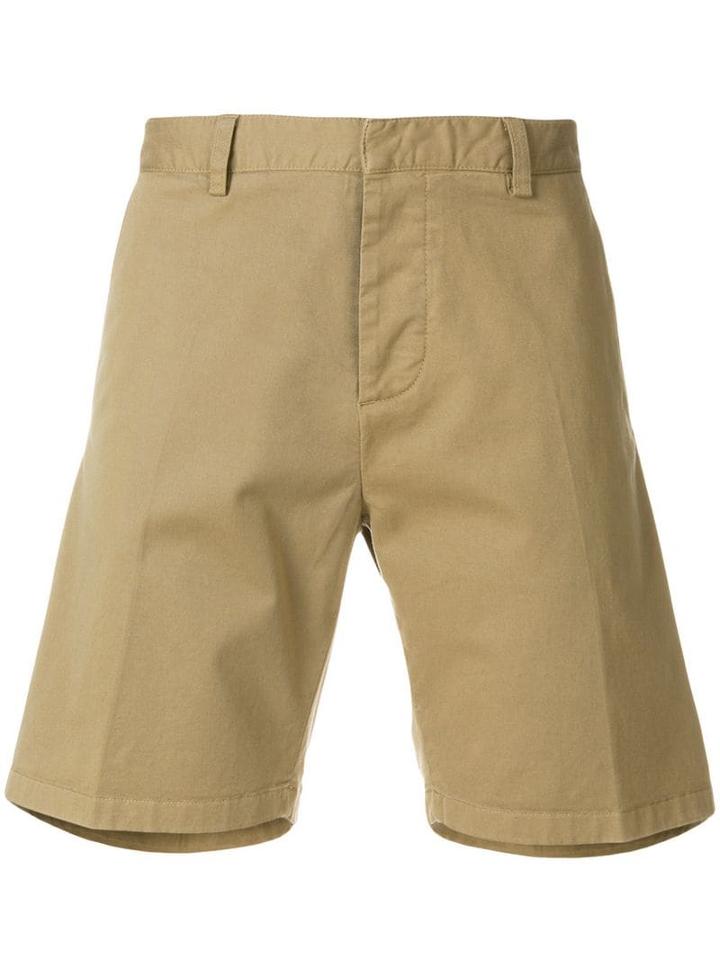 Ami Paris Bermuda Shorts - Neutrals