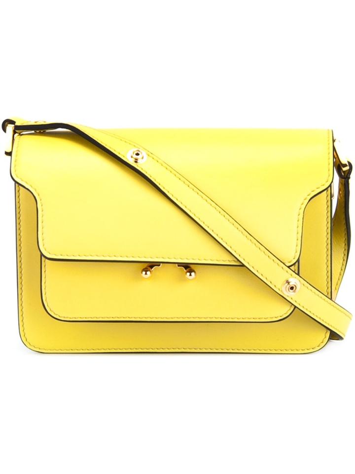 Marni 'metal Trunk' Shoulder Bag - Yellow & Orange