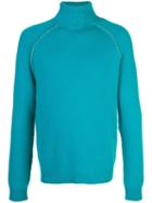 Alanui Roll Neck Cashmere Sweater - Blue
