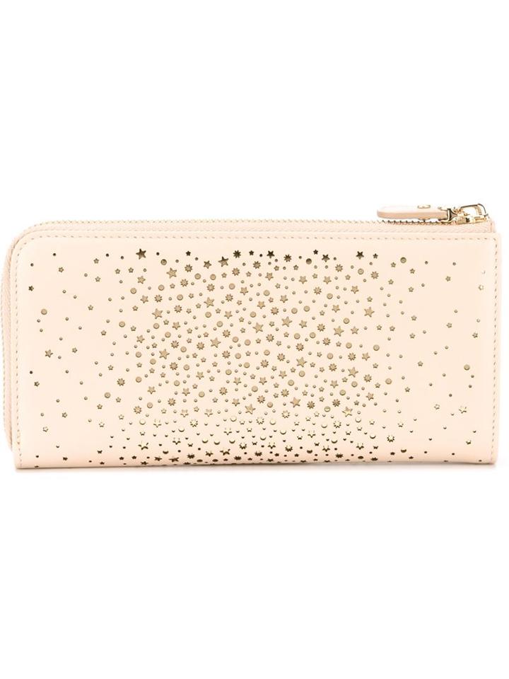Salvatore Ferragamo 'vara' Laser Cut Wallet