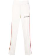 Palm Angels Side-stripe Track Trousers - White