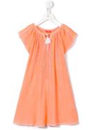 Sunuva Embroidered Cheesecloth Dress, Toddler Girl's, Size: 2 Yrs, Yellow/orange