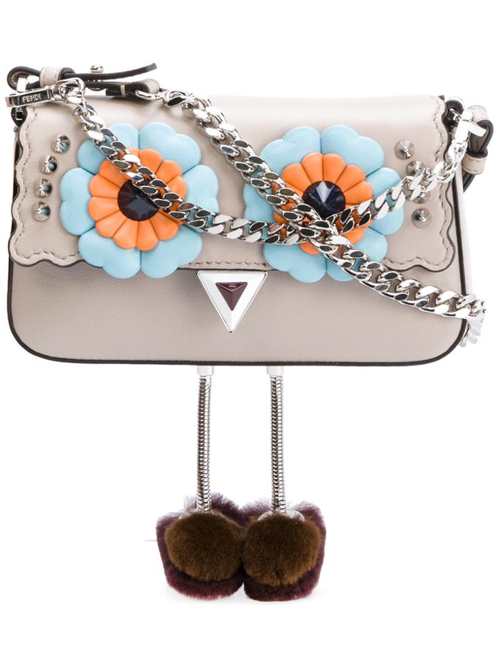 Fendi Micro Baguette Bag - Nude & Neutrals