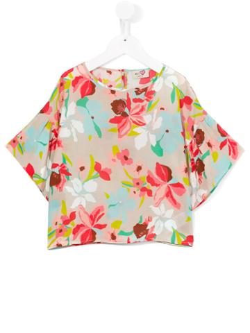 Ki 6 Kids Floral Print T-shirt, Girl's, Size: 6 Yrs