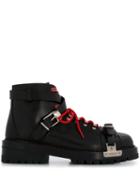 Versace Combat Boots - Black