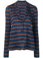 Woolrich Striped Jersey Blazer - Blue