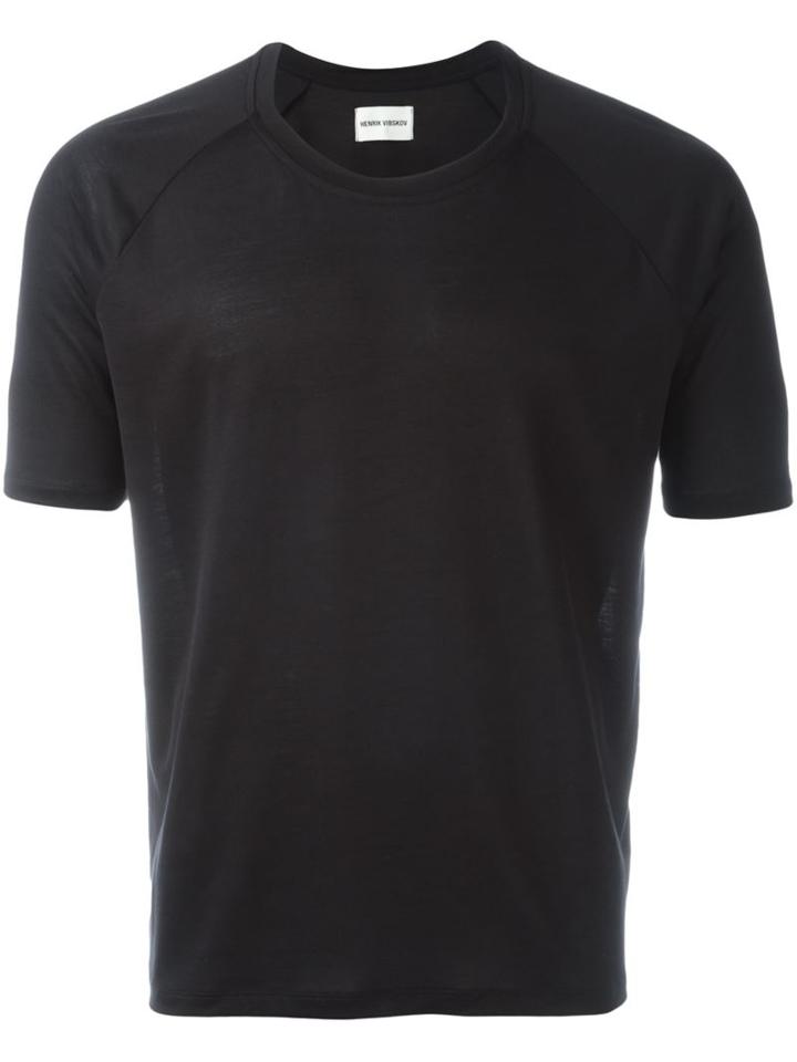 Henrik Vibskov Smash T-shirt, Adult Unisex, Size: Xs, Black, Tencel