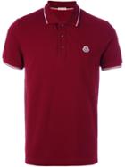 Moncler Short Sleeve Polo Shirt, Men's, Size: Xl, Red, Cotton