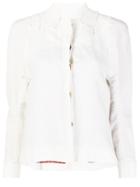Atelier Bâba Brushed Fitted Shirt Jacket - White