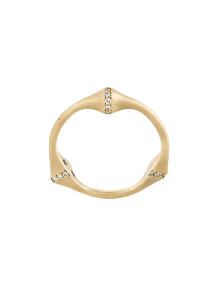 Savoir Trine Ring - Metallic