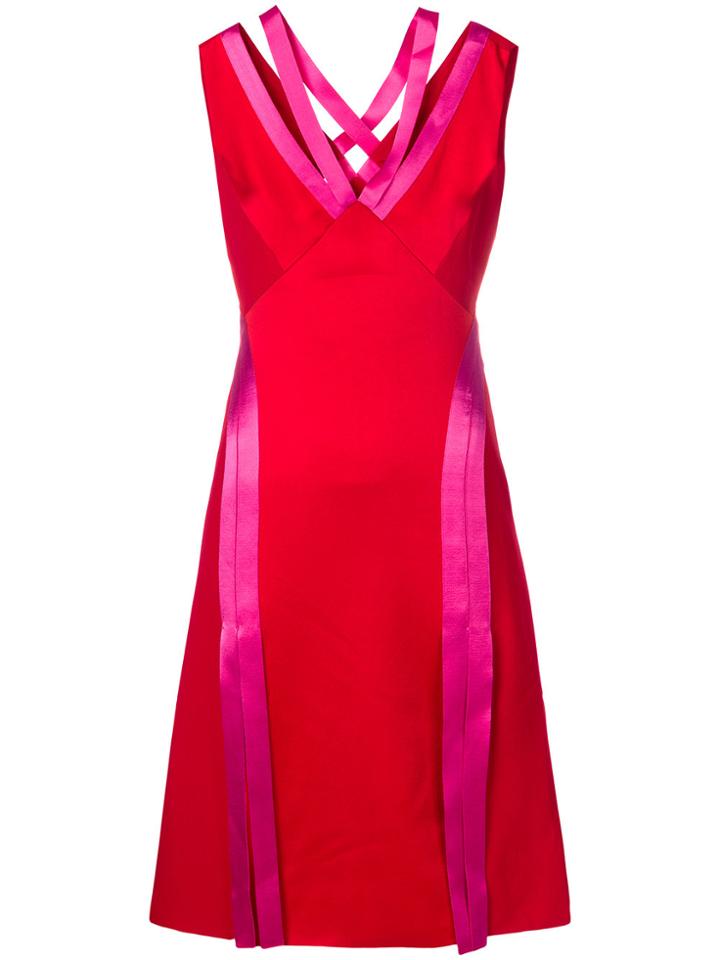 Versace Strappy Dress - Red