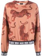 Just Cavalli Tiger Pattern Sweatshirt - Neutrals
