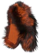 Mr & Mrs Italy Fox Fur Collar - Orange
