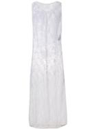 John Galliano Pre-owned Lace Sheer Maxi Dress - White
