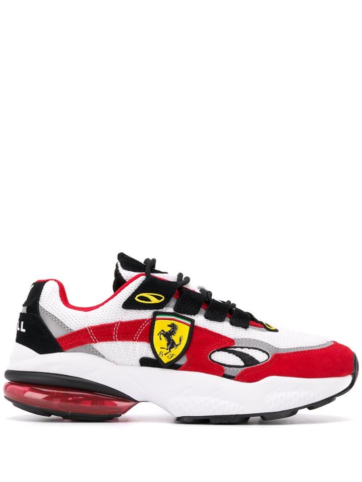 Puma Ferrari Low Top Trainers - White