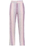 Alcaçuz Filomena Linen Trousers - Pink