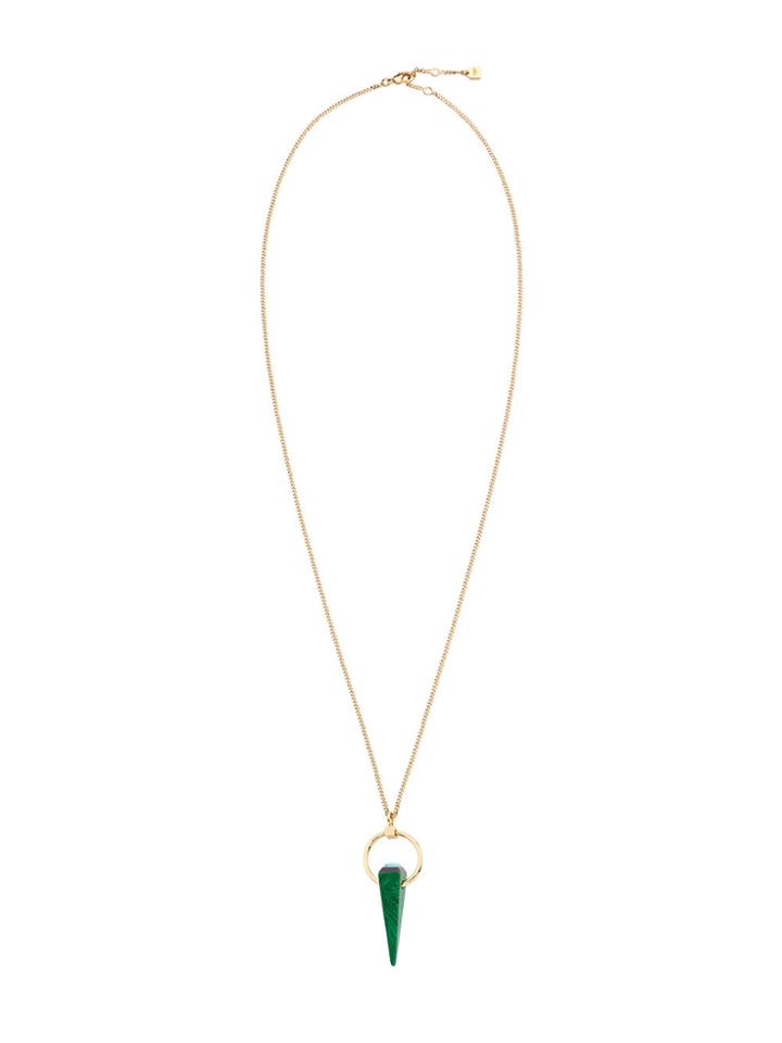 Fendi Rainbow Pendant Necklace - Metallic