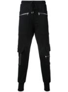 Markus Lupfer Zip Pocket Track Pants, Men's, Size: Large, Black, Cotton