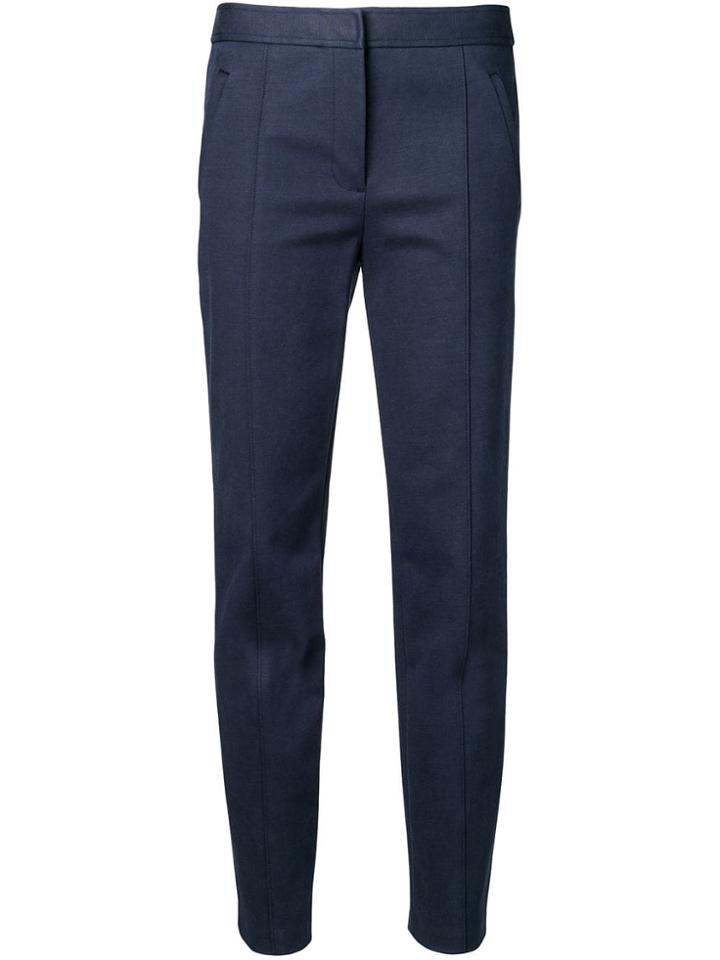 Tory Burch Slim Fit Trousers - Blue