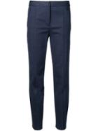 Tory Burch Slim Fit Trousers - Blue