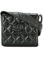 Chanel Vintage Cc Crossbody Bag - Black