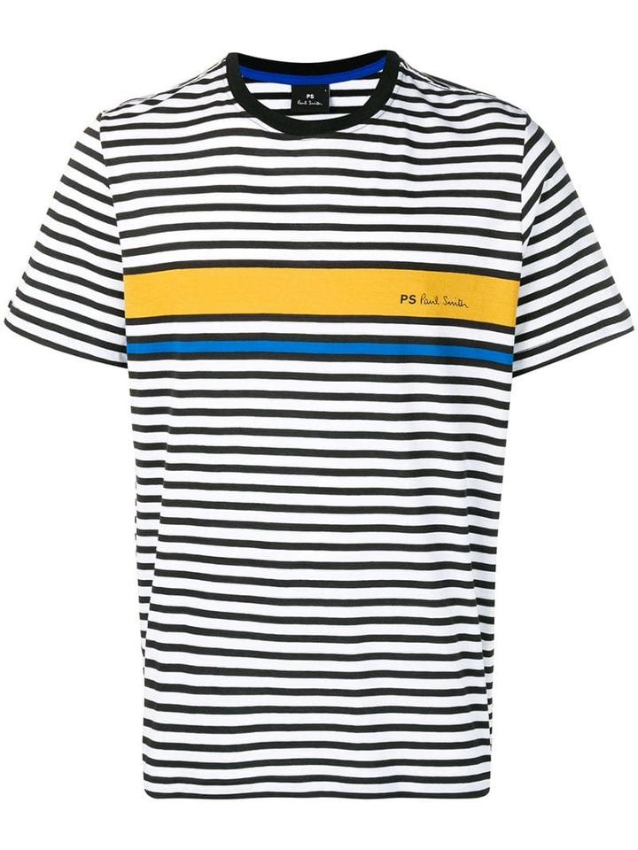 Ps Paul Smith Striped T-shirt - 14 Ochre