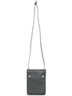 Maison Margiela Pebbled Lanyard Wallet - Black