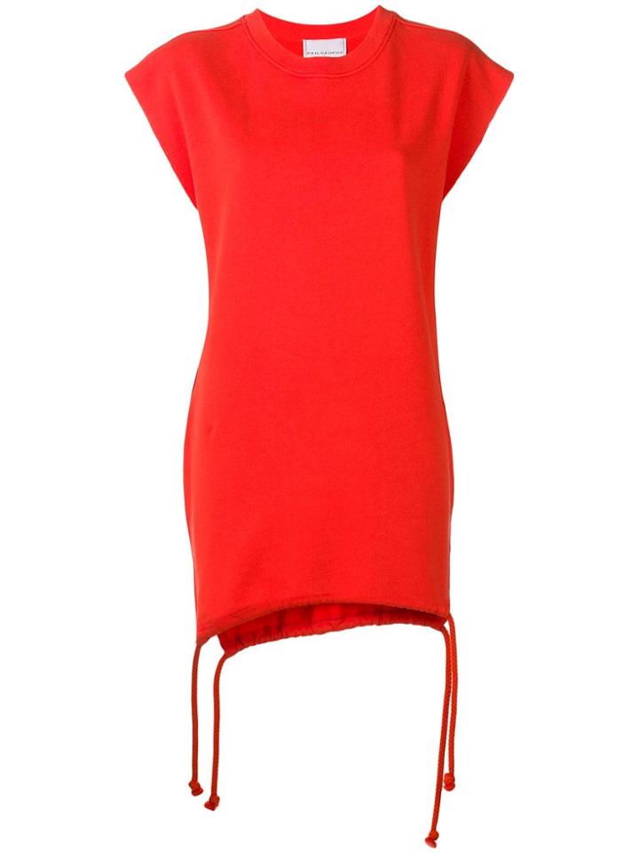 Philosophy Di Lorenzo Serafini Straight-cut Dress - Red