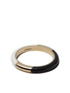 Alice Cicolini 14kt Yellow Gold Candy Band - Black & White