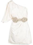 Johanna Ortiz Ancestral Maloca Mini Dress - White