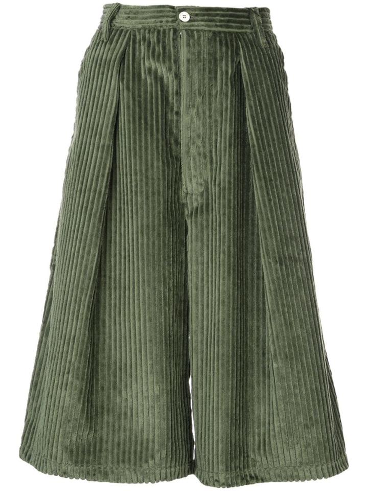 Sunnei Wide Leg Culottes - Green