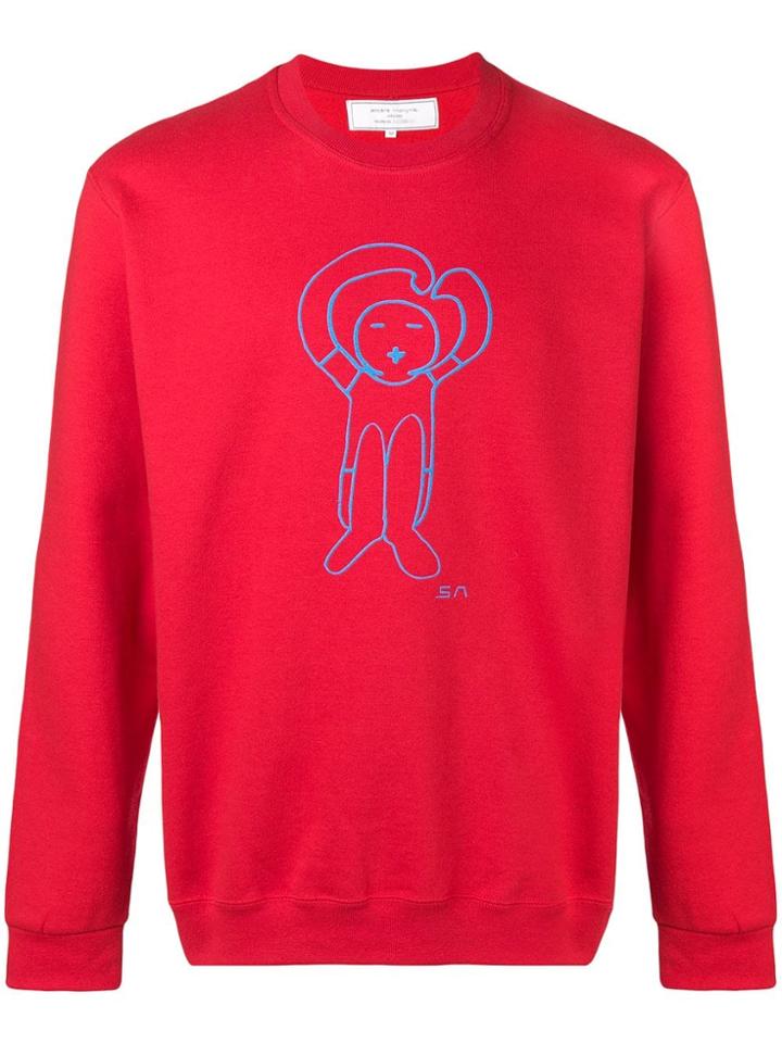 Société Anonyme Logo Print Sweatshirt - Red
